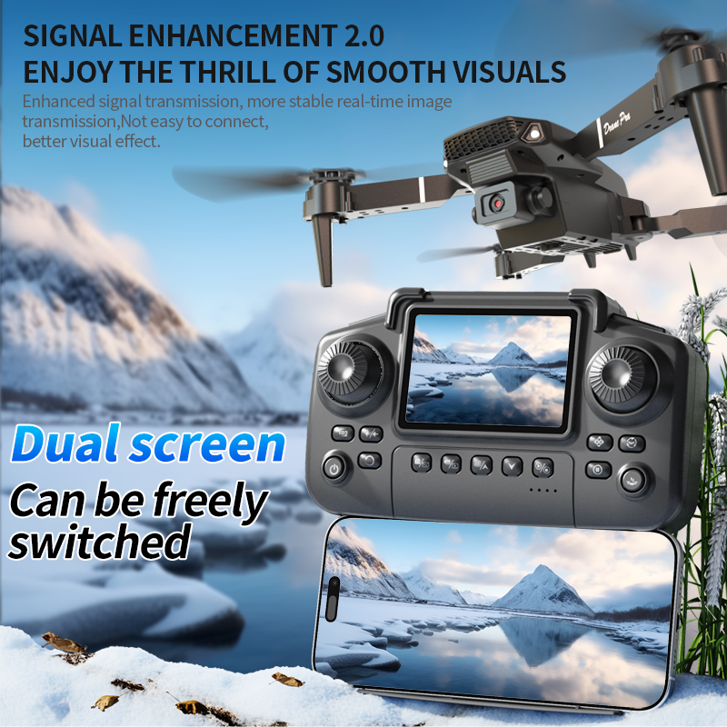 Power Tools World - Drone pliable E88 Pro avec double