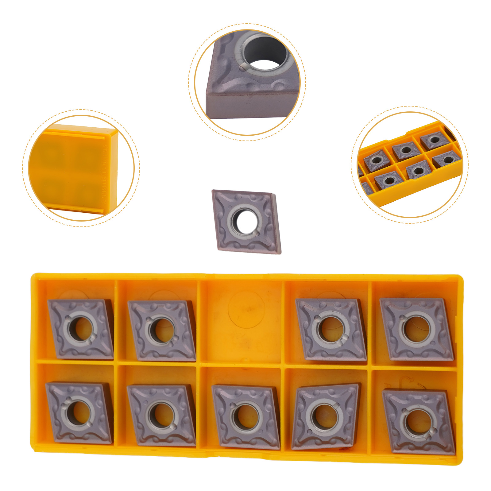 Power Tools Yellow And Black - Nouvelles plaquettes de tournage en carbure