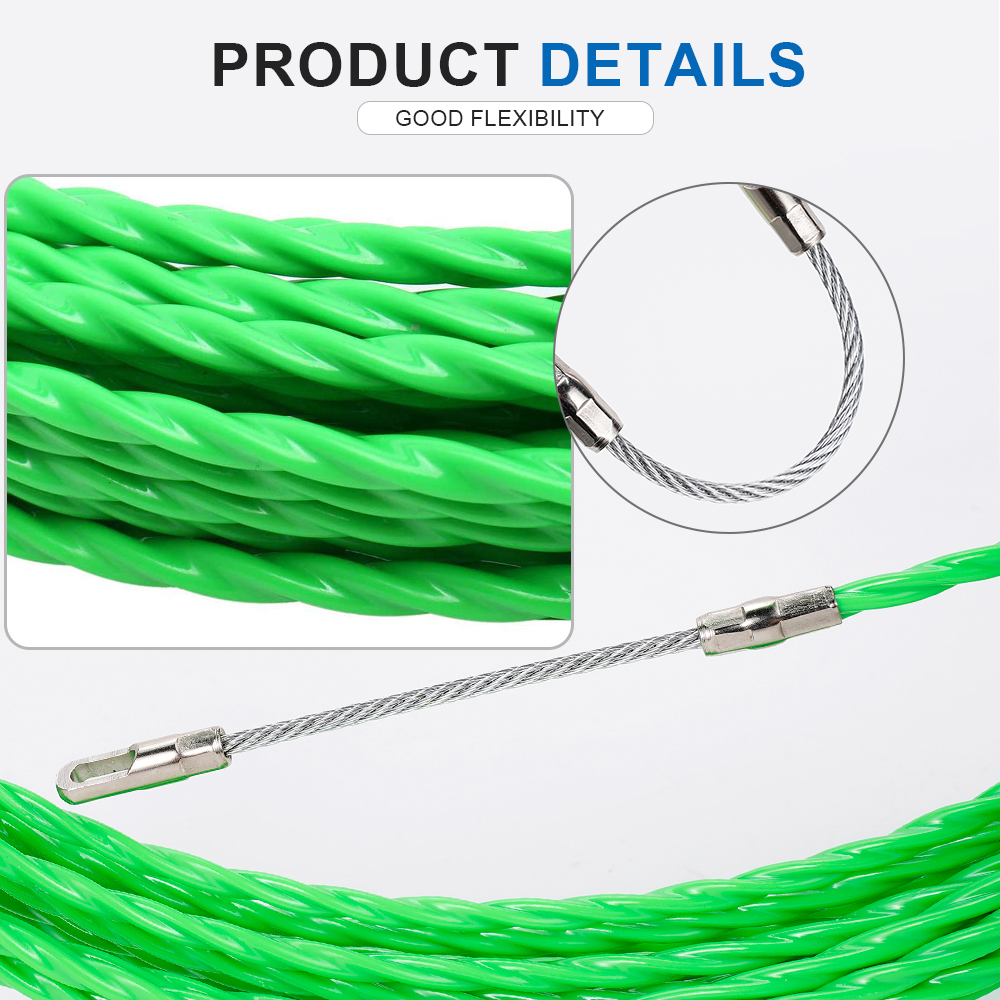 Tire-câble en fibre de verre 4 - Power Tools Green Color avis et prix