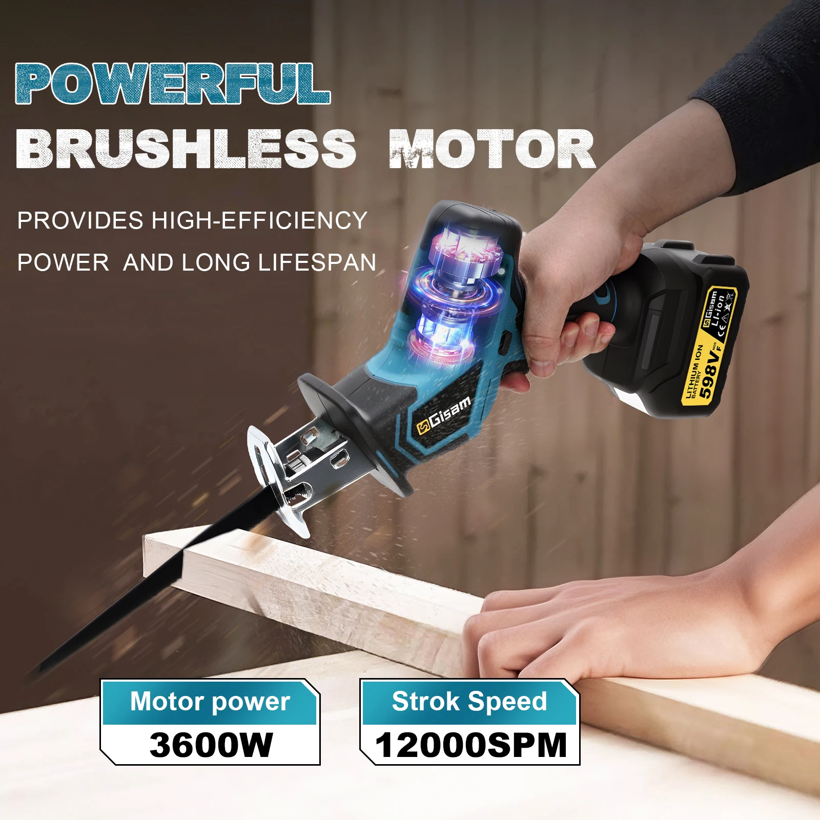 Gami 3600w scie alternative sa - Reciprocating Saw Cordless avis et prix
