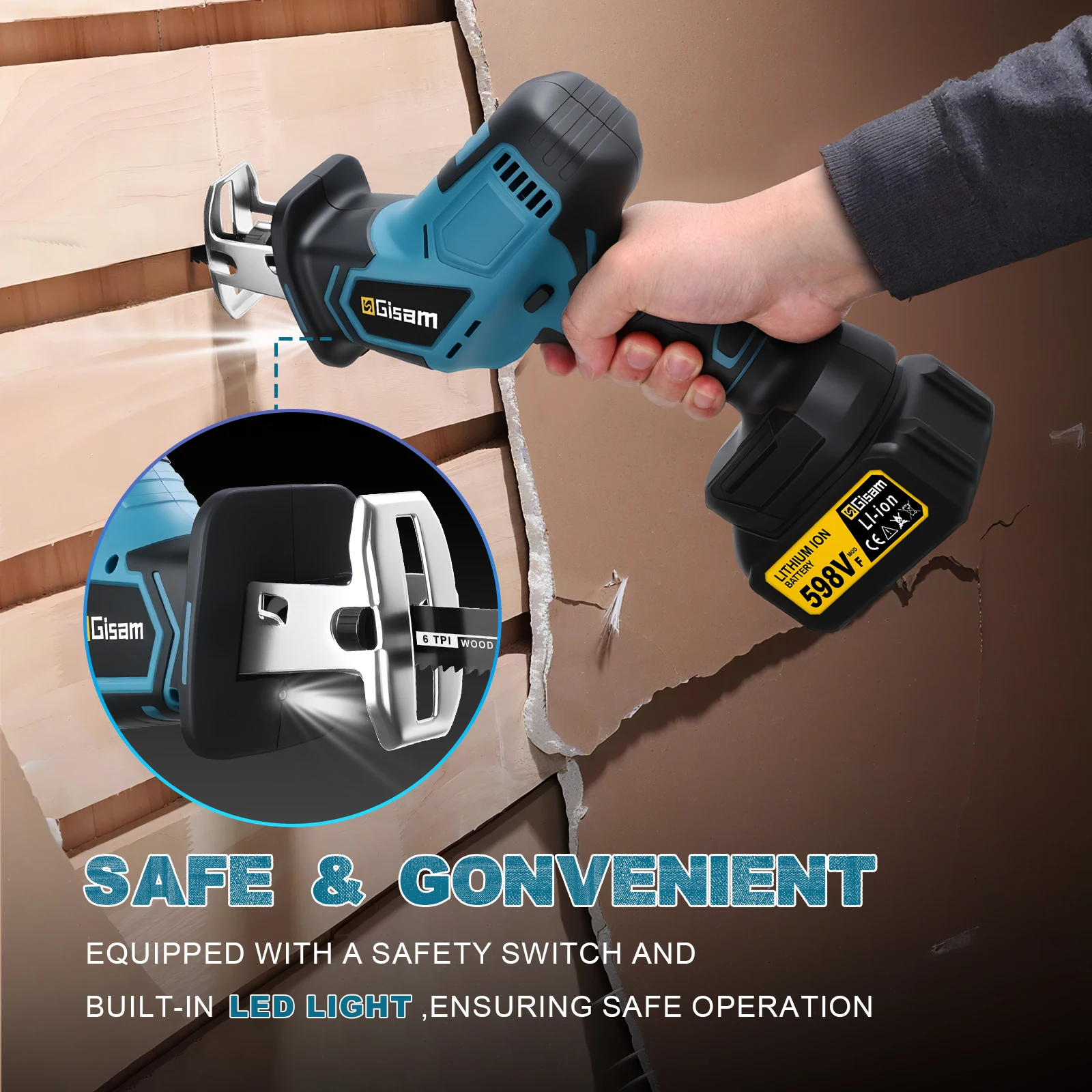 Gami 3600w scie alternative sa - Reciprocating Saw Cordless avis et prix