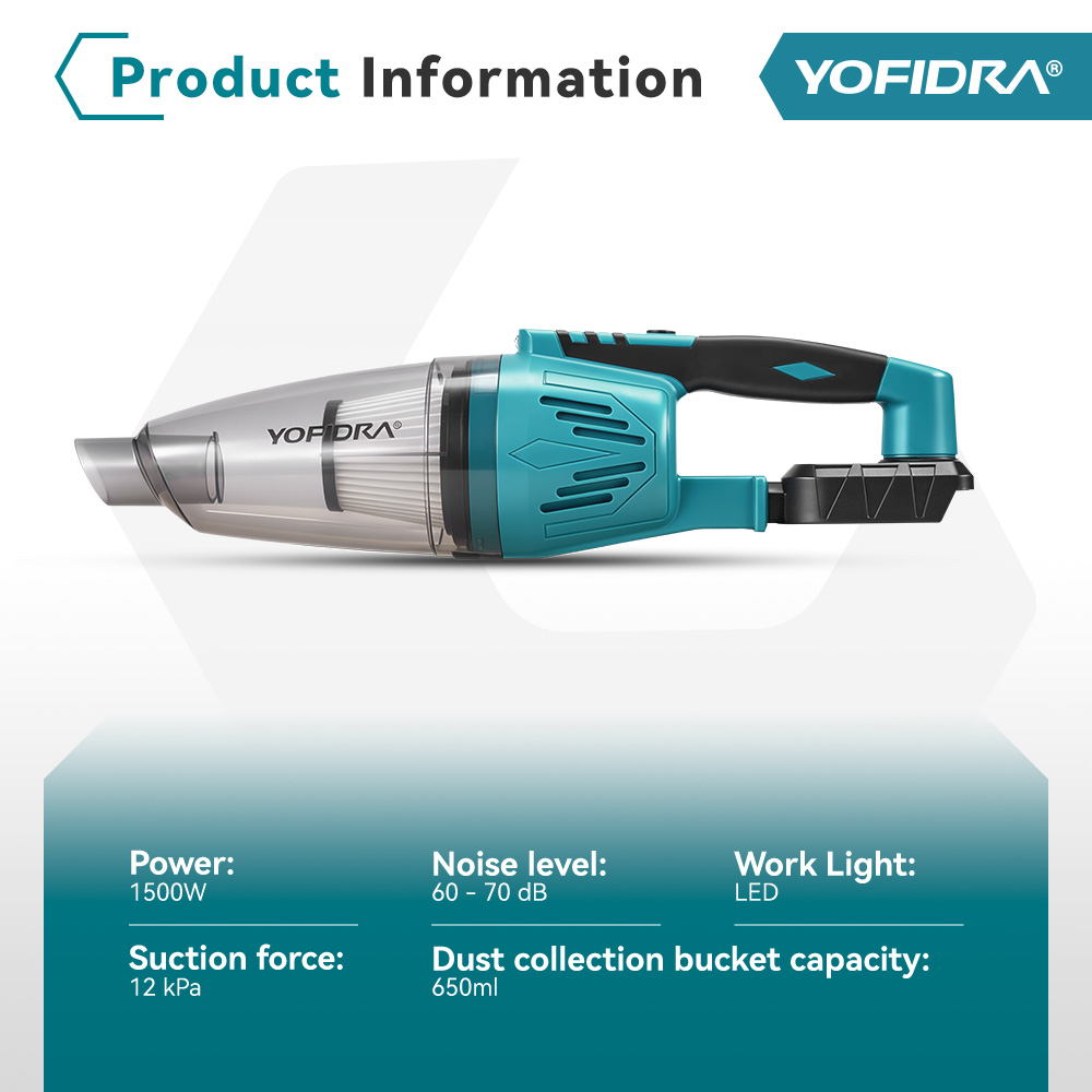 YOFIDRA 1500W 12KPA aspirateur - Power Tools For Home avis et prix