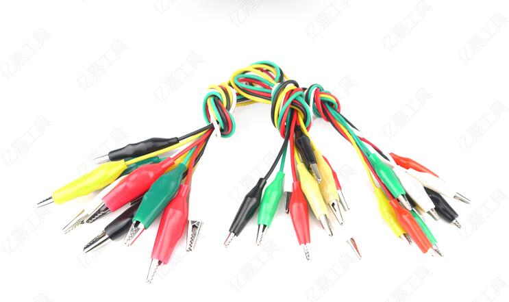 Lot de 5 pinces crocodiles éle - Power Tools Yellow And Black avis et prix