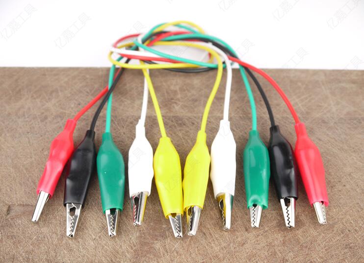Lot de 5 pinces crocodiles éle - Power Tools Yellow And Black avis et prix