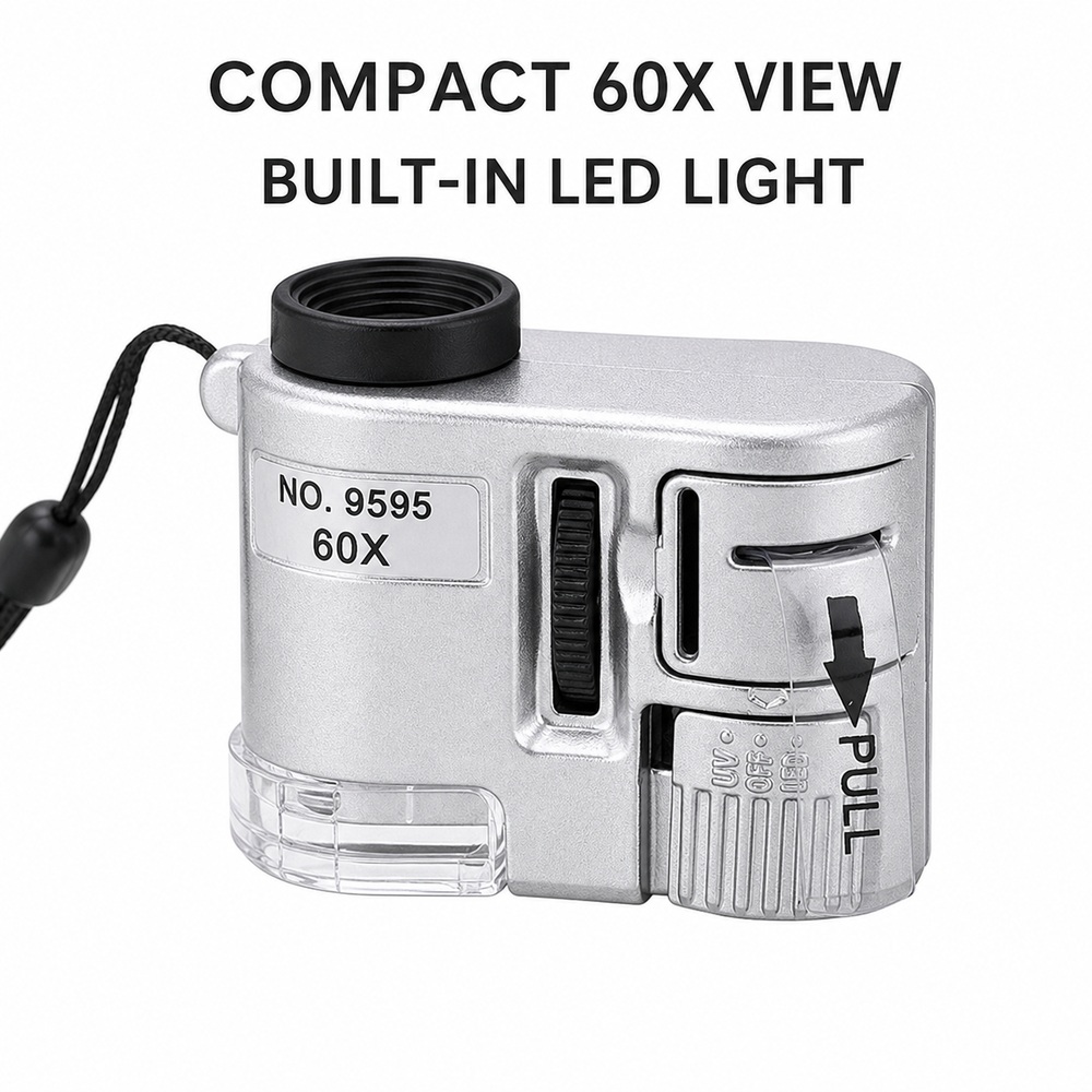 Mini microscope LED 60X, outil - Power Tools Inspection avis et prix